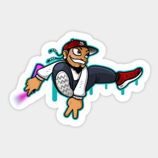 Graffiti guy Sticker